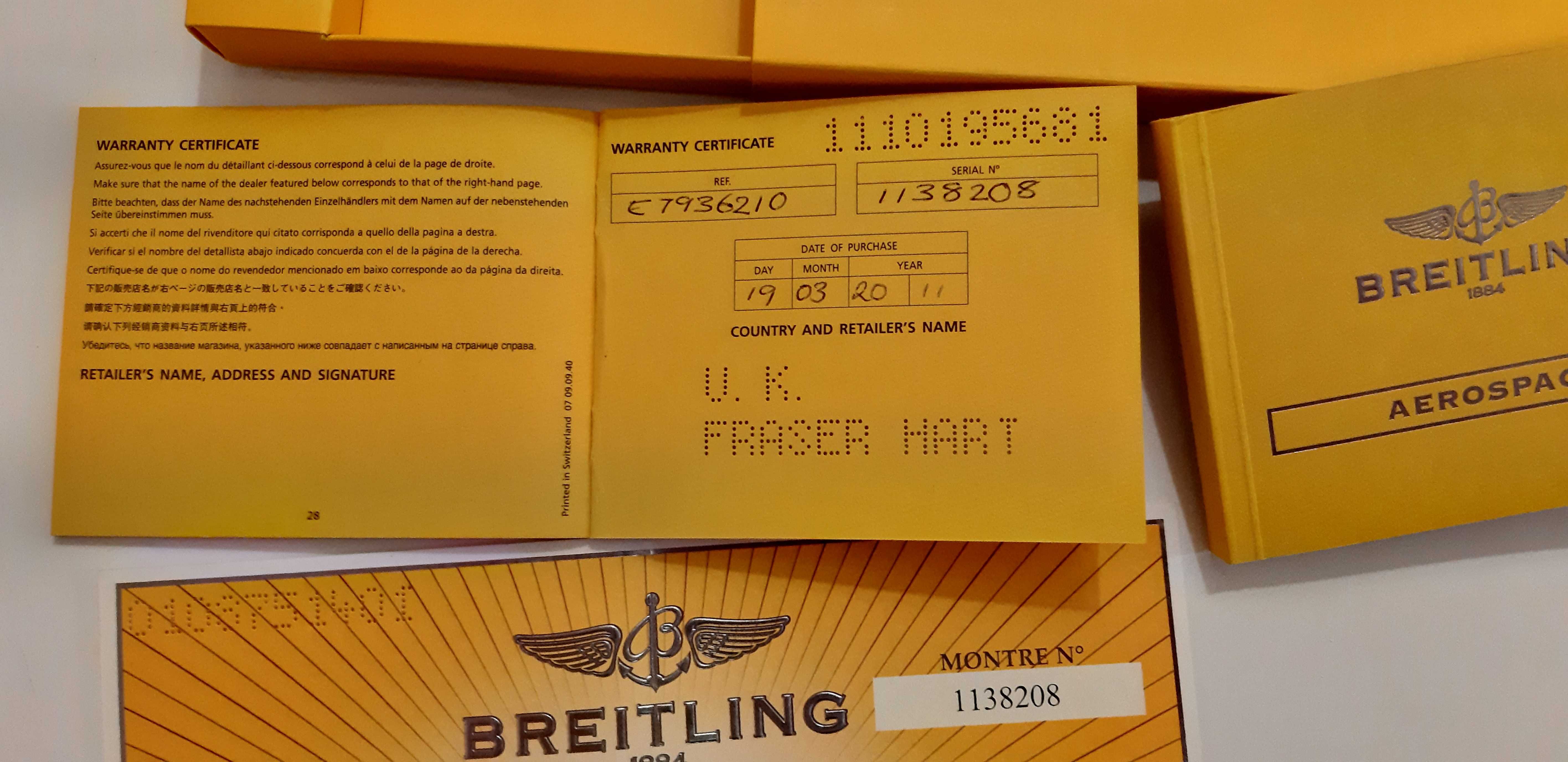 Breitling Aerospace Avantage E7936210