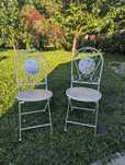 2 scaune fier forjat