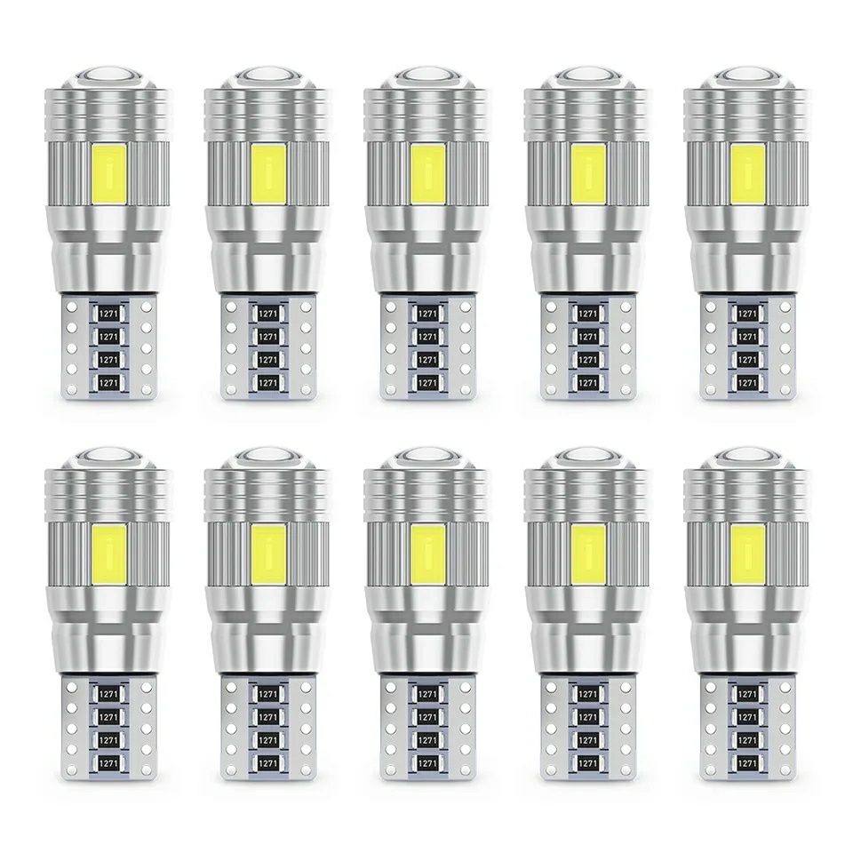 Set Două Becuri Led T10-W5W Can-bus/6000K/12V/5W