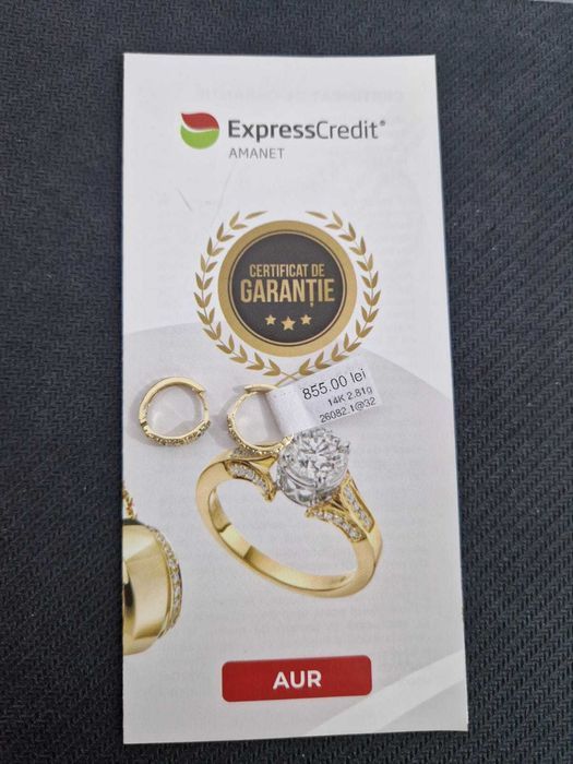 Cercei aur 14k 2.81g (AG32 B26082.1)*2 Ani Garantie!