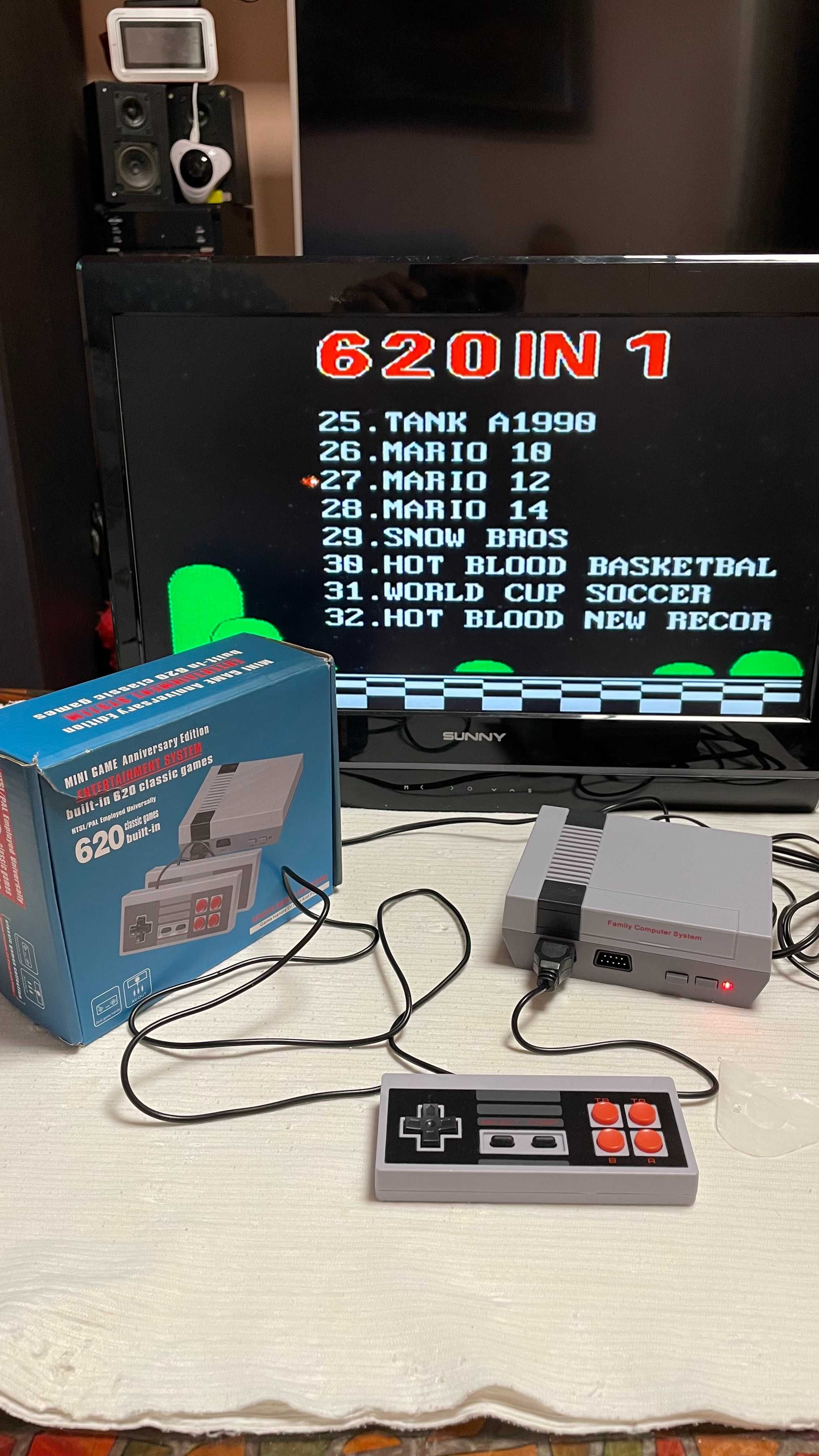 MINI Game Entertaiment System 620Jocuri MK Donkey Mario Contra Bomber