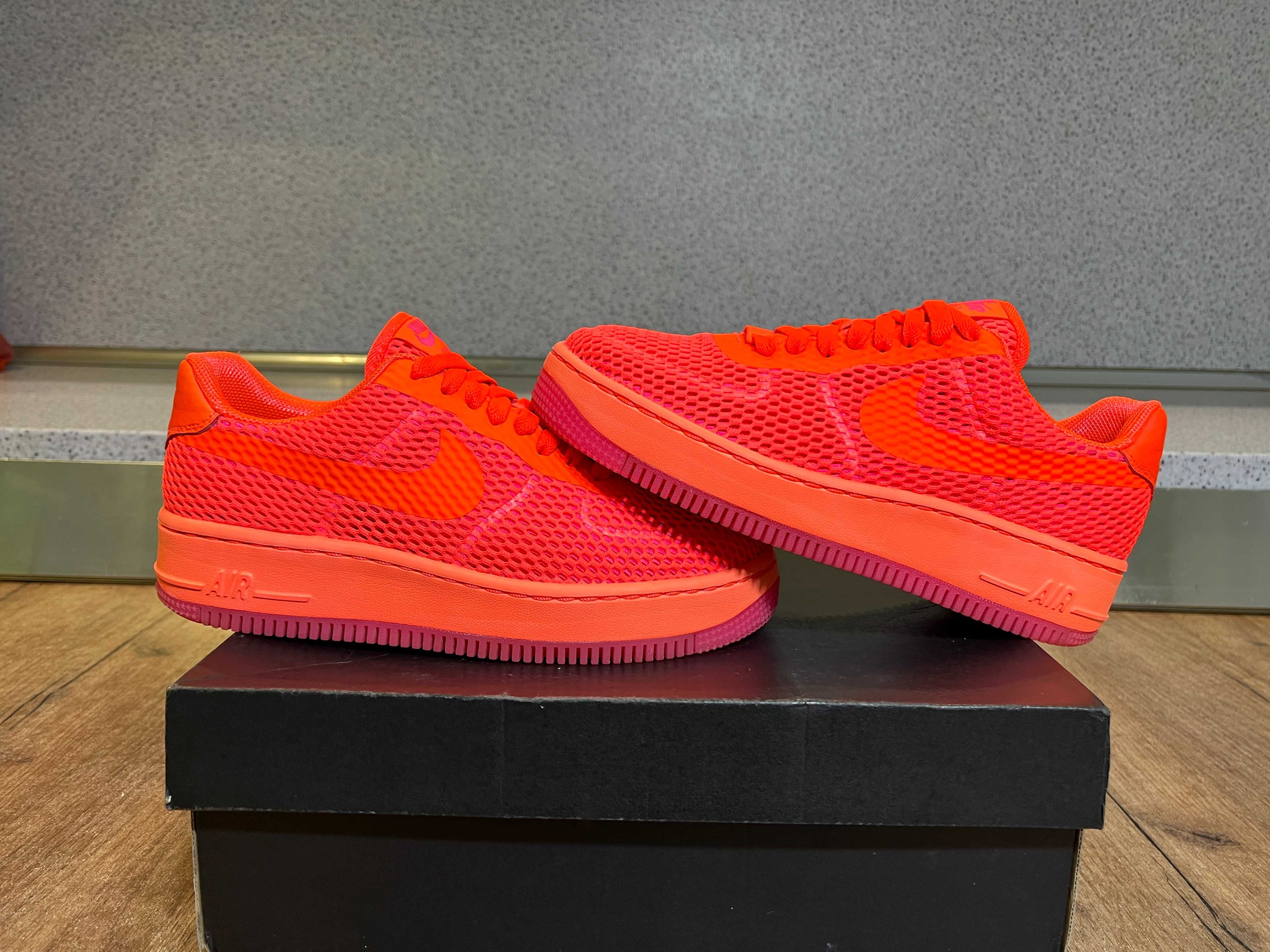 ОРИГИНАЛНИ *** Nike Air Force 1 Upstep Breathe Low Orange W
