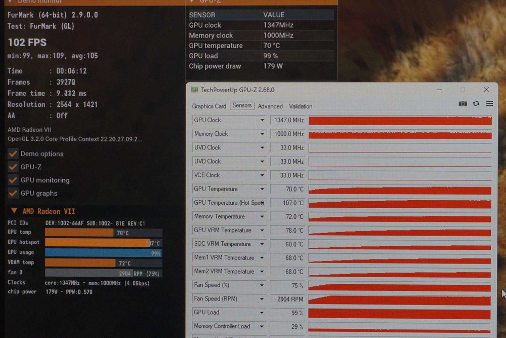 Видеокарта, GPU AMD RADEON VII 16GB HBM2 / Вкл.ДДС