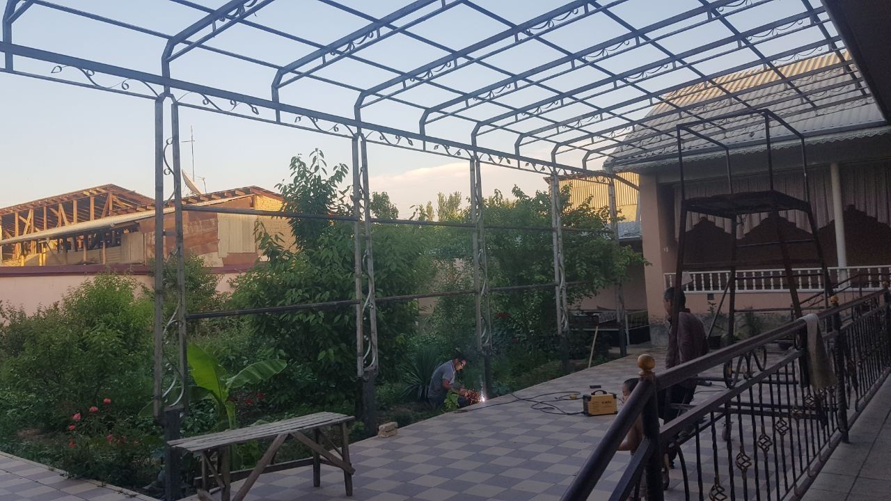 Sizlar uchun xar xil turdagi tom issiqxona stadion va naveslar xizmati