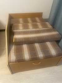 Продам раскладную кровать кубик дешево Алматы детская, подростковая