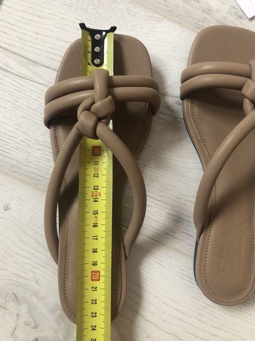 Sandale bej dama Mango Nou marimea 36