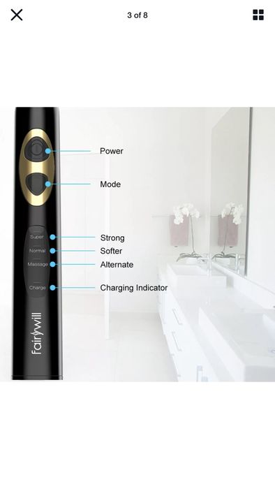 Perie electrica Fairywill Uk - tehnilogie Sonica