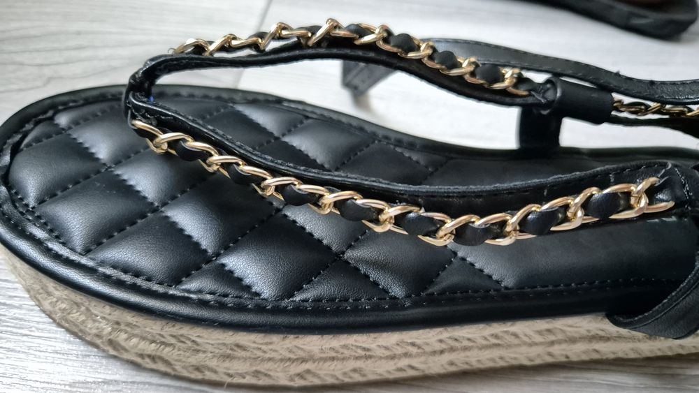 Sandale tip espadrile