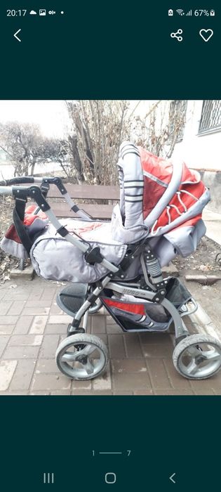 Продам коляску ирансформер зима лето
