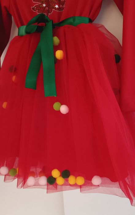 Нова коледна рокля, 128 размер
