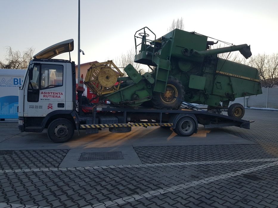 Promoție:Tractari auto platforma Craiova, transport utilaje agricole