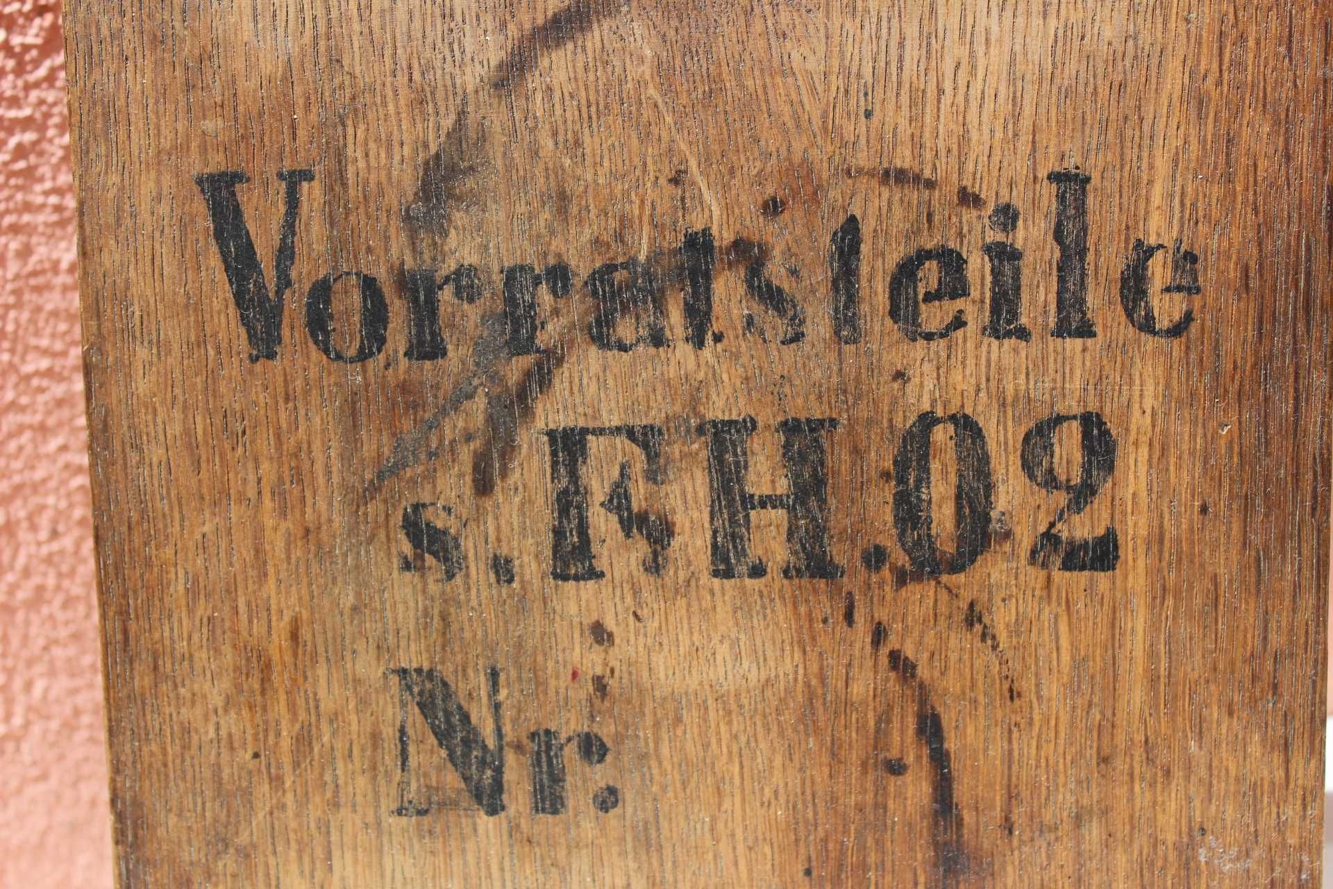 Cutie lemn WW2 Germania s.F.H.02 Vorralsteile