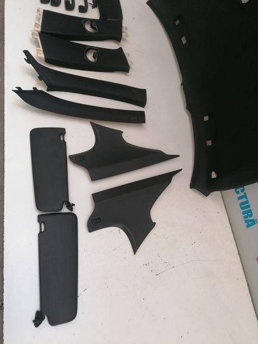 Plafon tapițerie textila cupola E90 Seria 3 Negru M