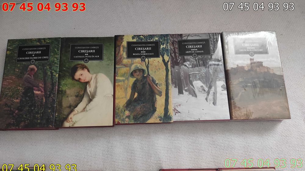carte carti colectia jurnalul national CIRESARII 5 volume impecabile