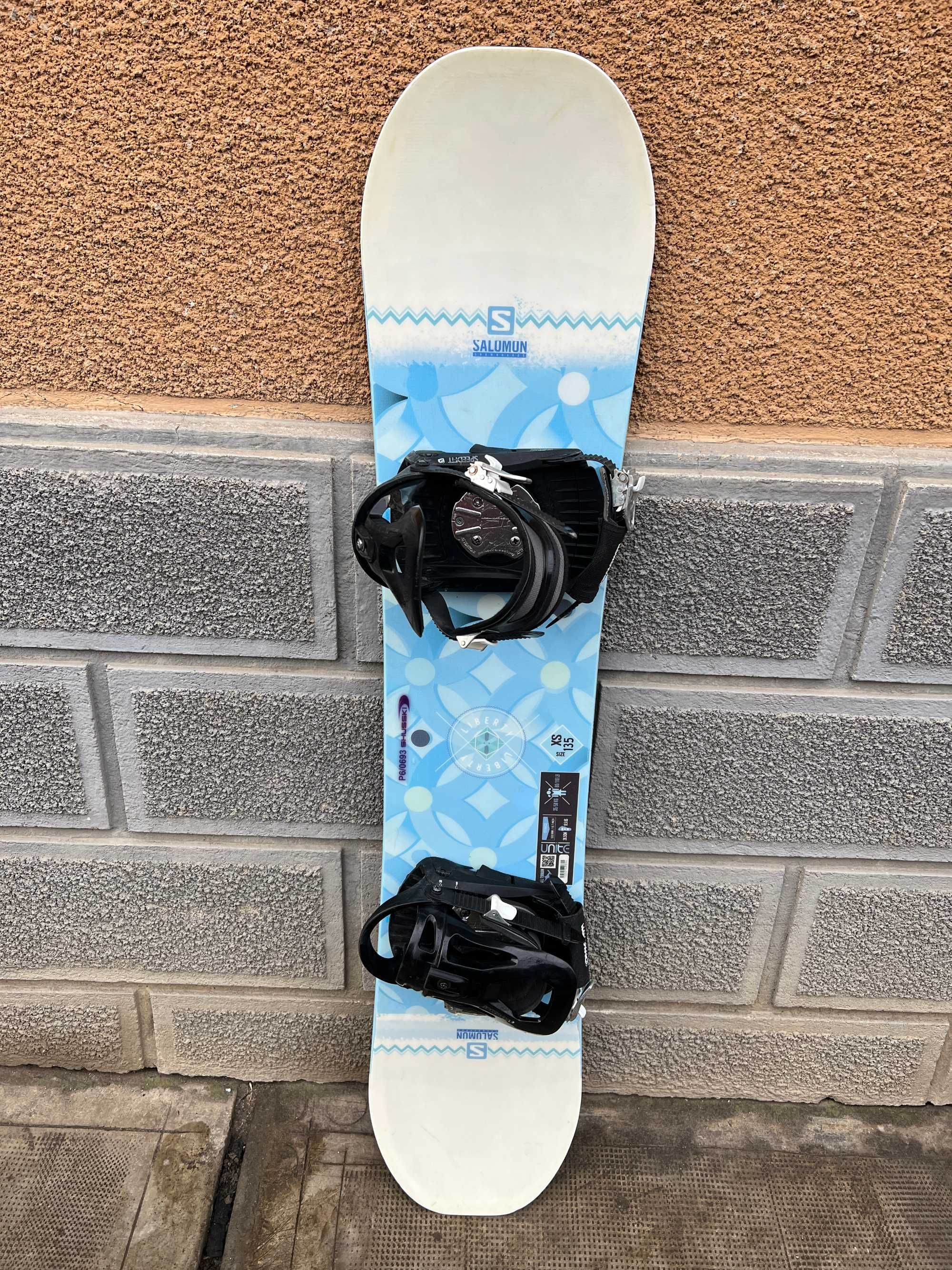 placa snowboard salomon liberty L135