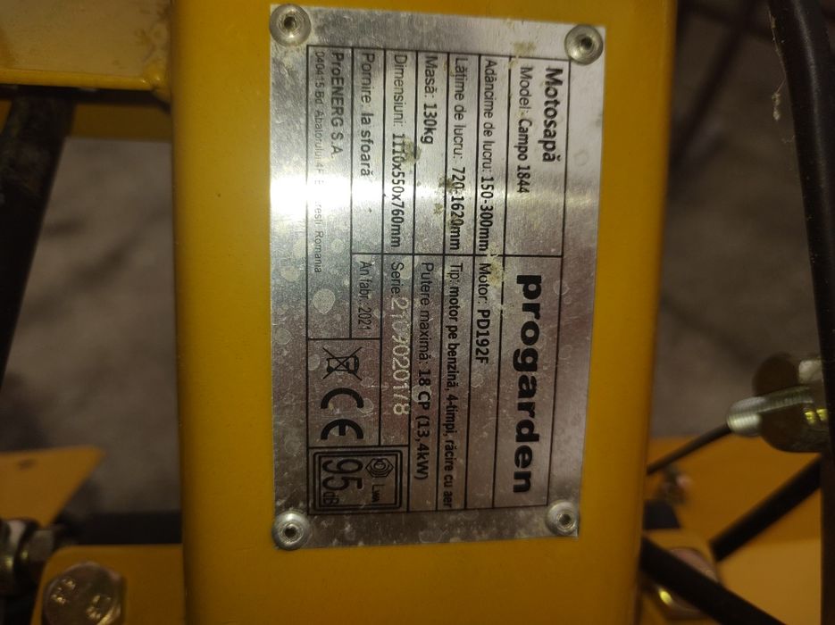 Motocultor 18cp ProGarden