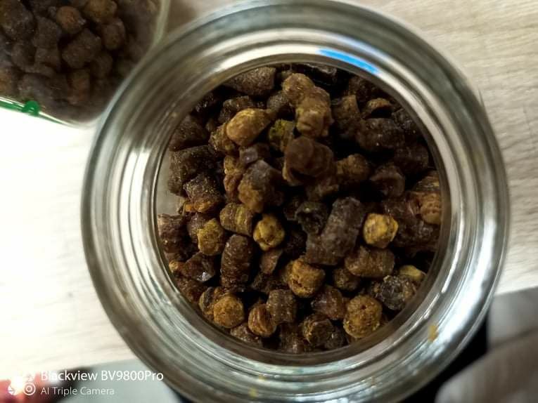 Пчелен прашец. Пчелен мед. Пчелна пита. Перга