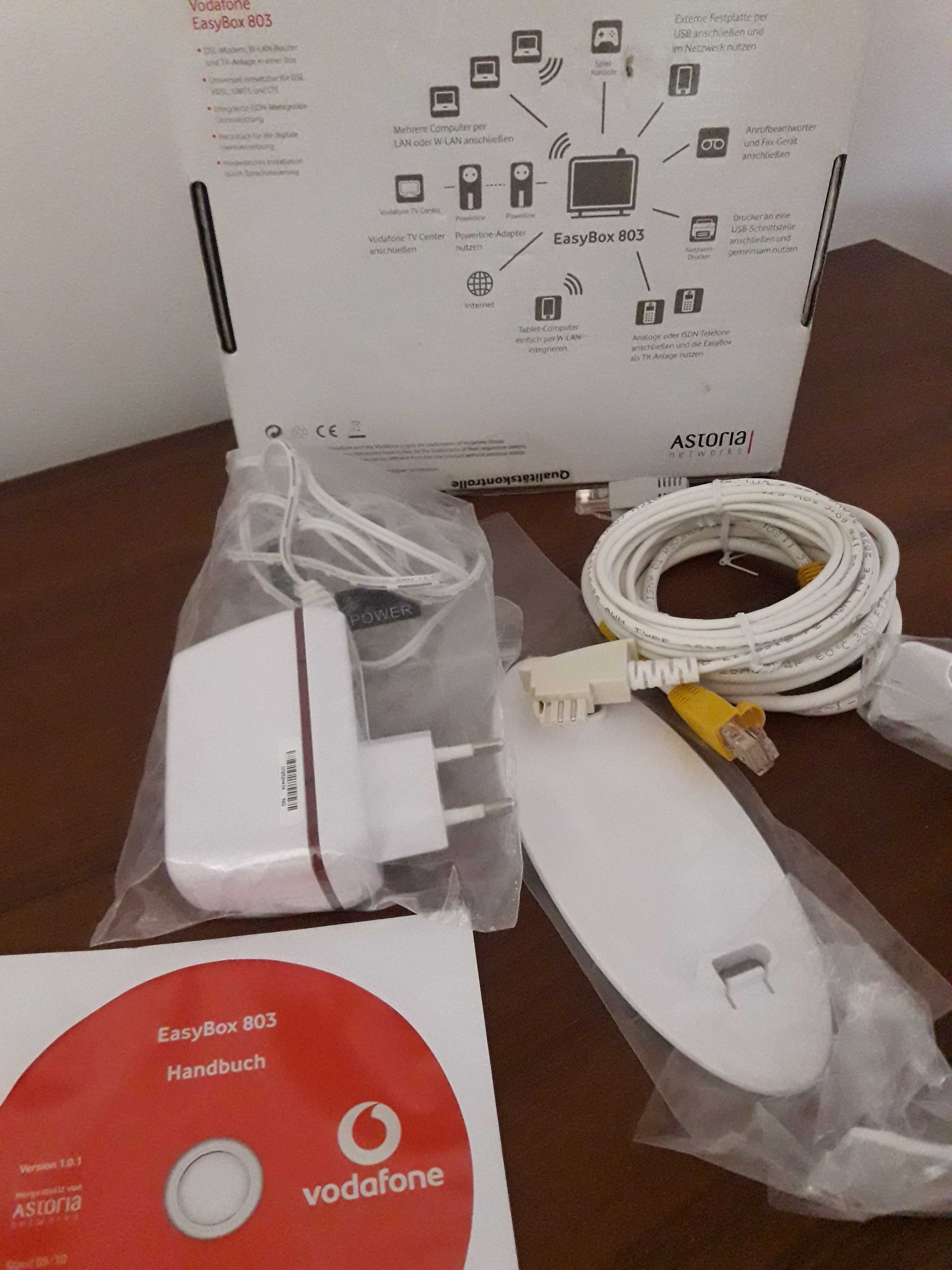 Router ISDN Vodafone model EASY BOX 803 wi-fi.