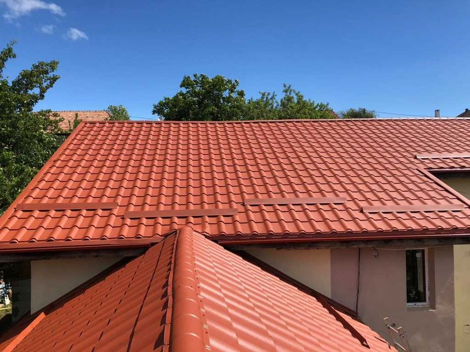 Montam acoperis tigla metalica, izolatii, dulgherie, reparatii tigla