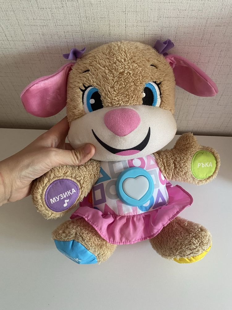 Детски играчки-куче, дистанционно,книга-сортер Fisher Price, Barbie