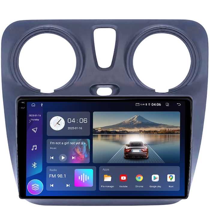 Navigatie Dacia Dokker 2012, Android 14, 9 INCH, 4GB RAM/64GB ROM