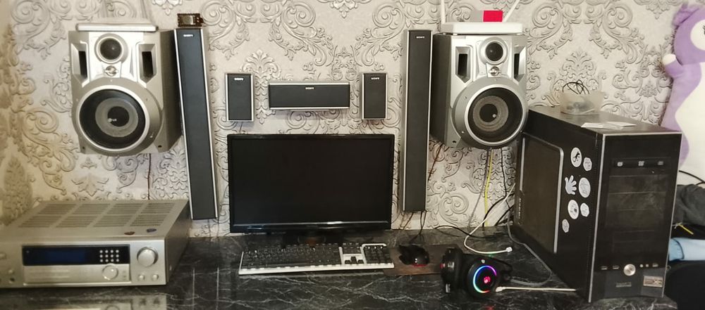 Колонки LG, Sony, уселитель BBK