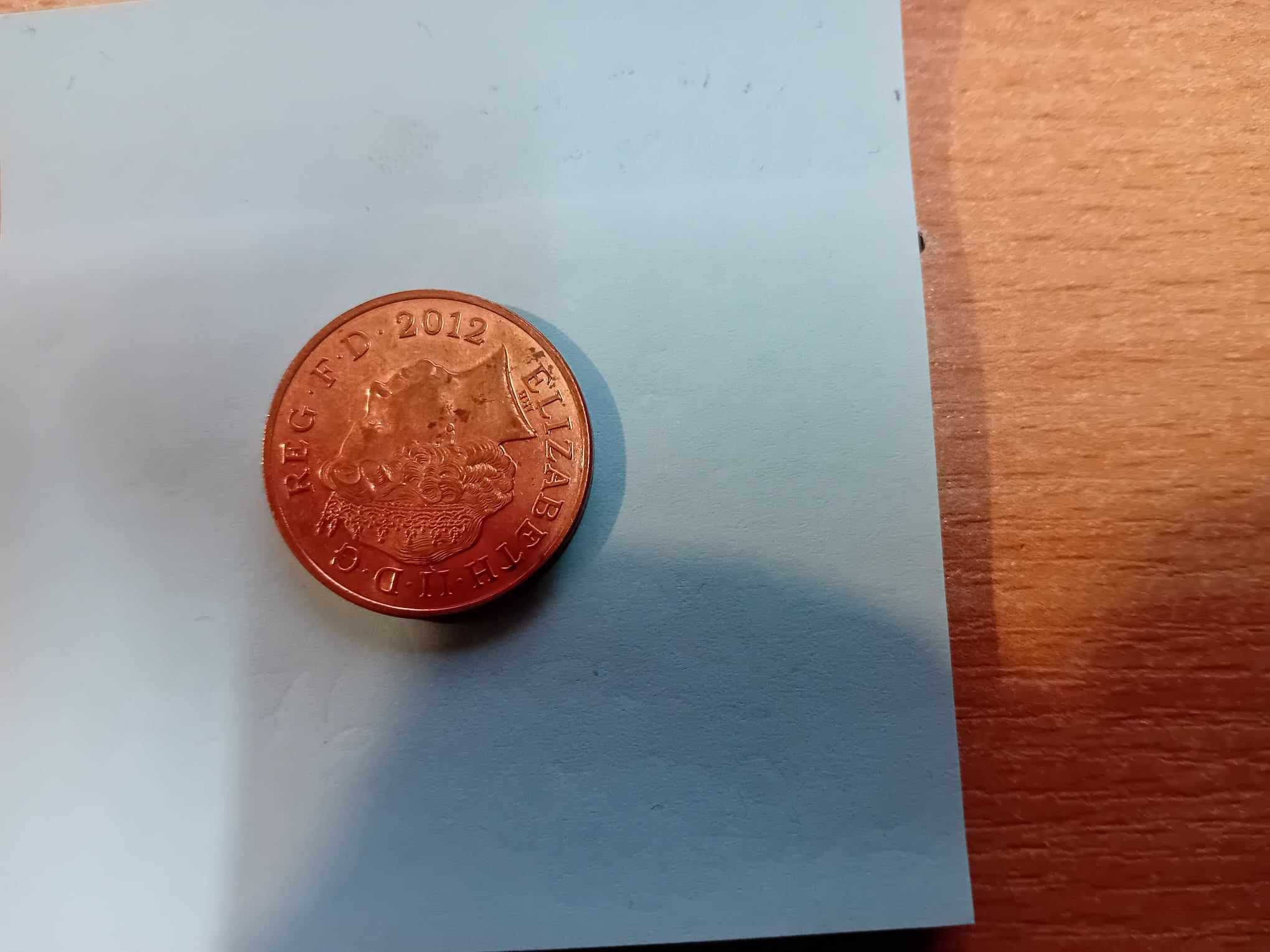 Монети от Великобритания 2 NEW PENCE 1971