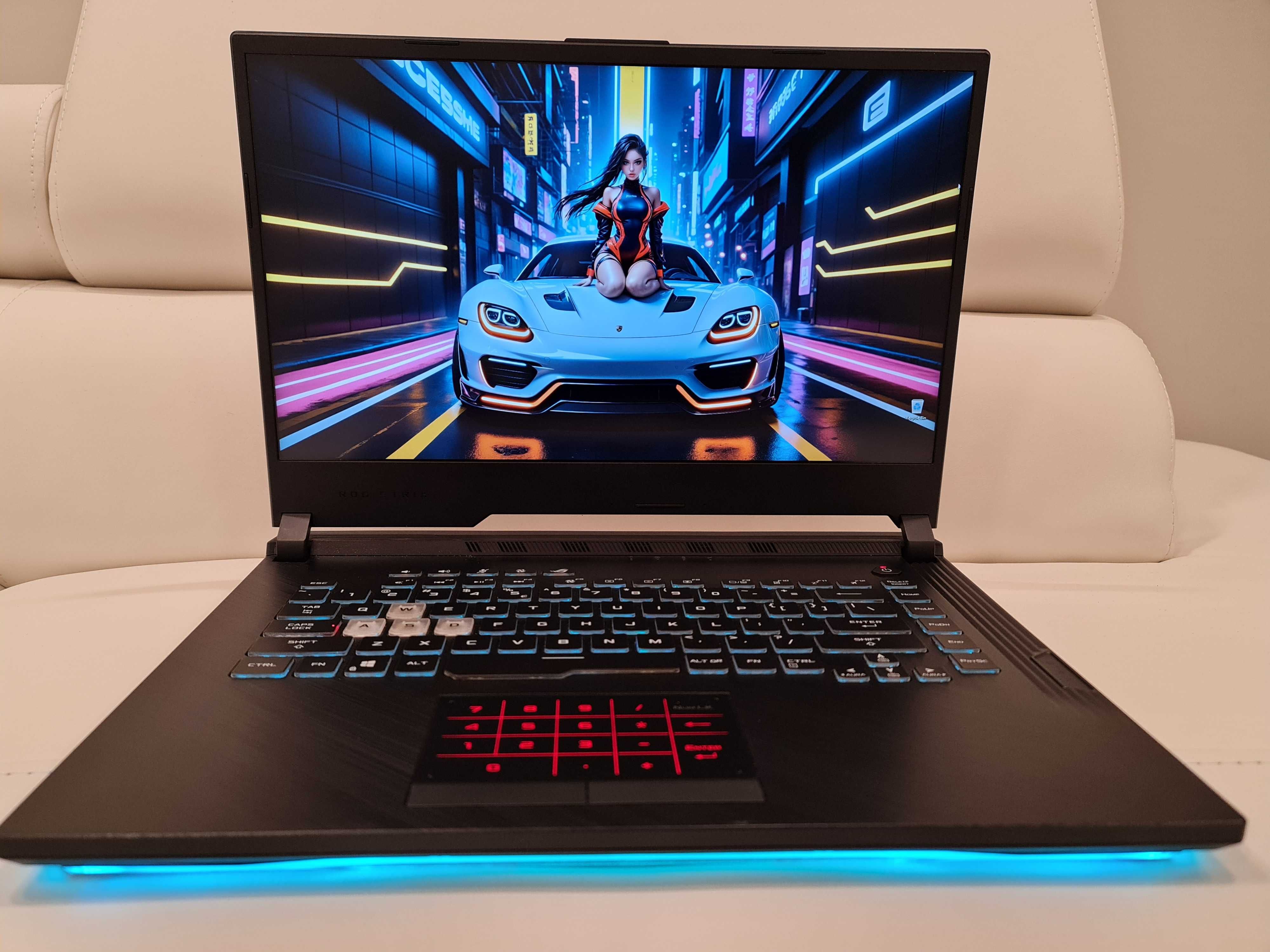 Laptop Asus Rog, intel core i7-9750h, ram 16 gb video 6 gb GTX 1660 TI