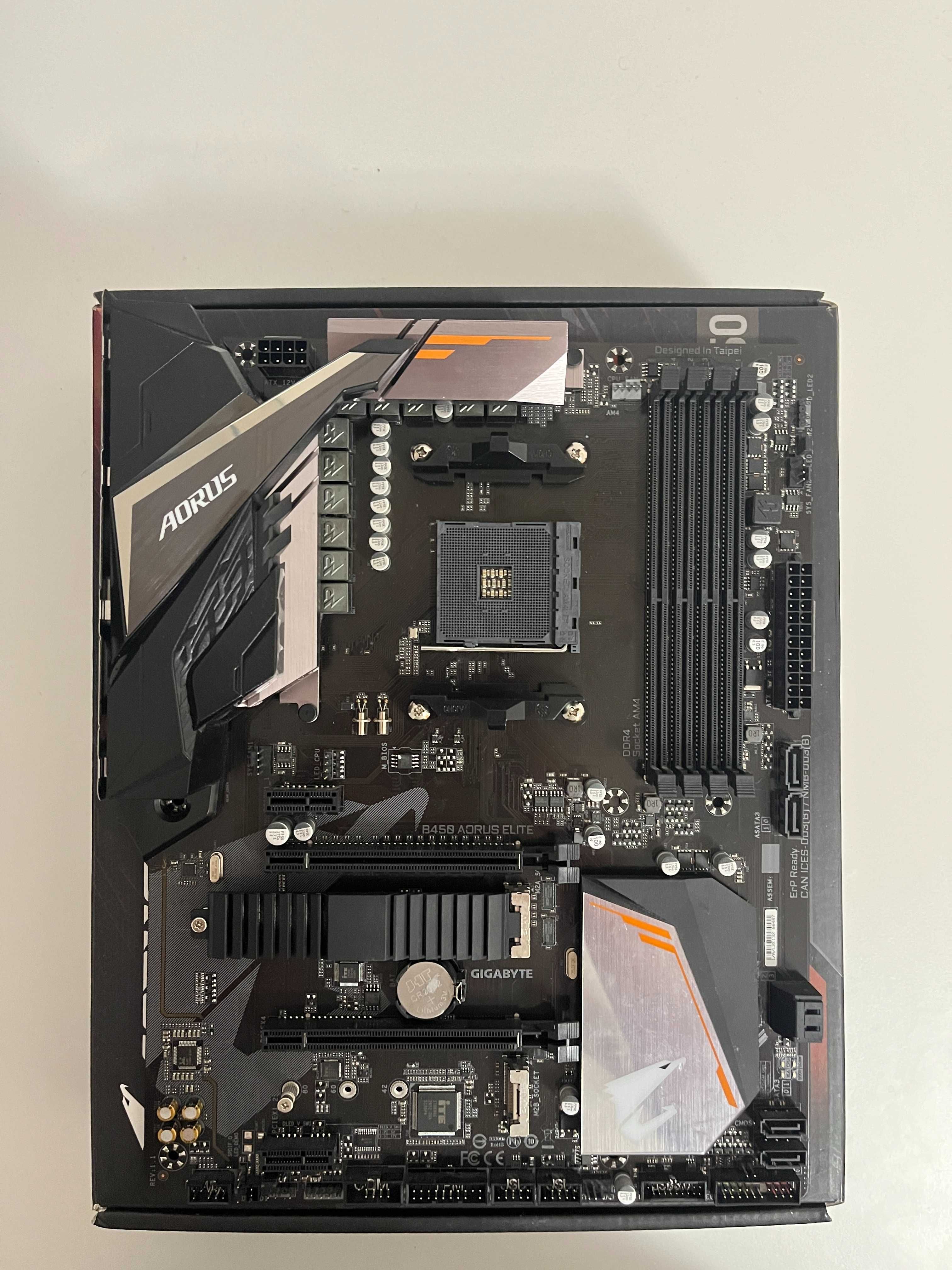 Kit Procesor Ryzen 5 5600g + Placa de baza Gaming B450 Aorus