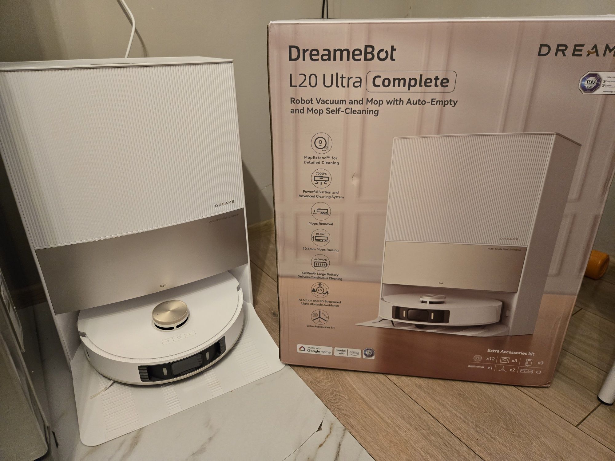 Робот прахосмукачка Dreame L20 Ultra Complete