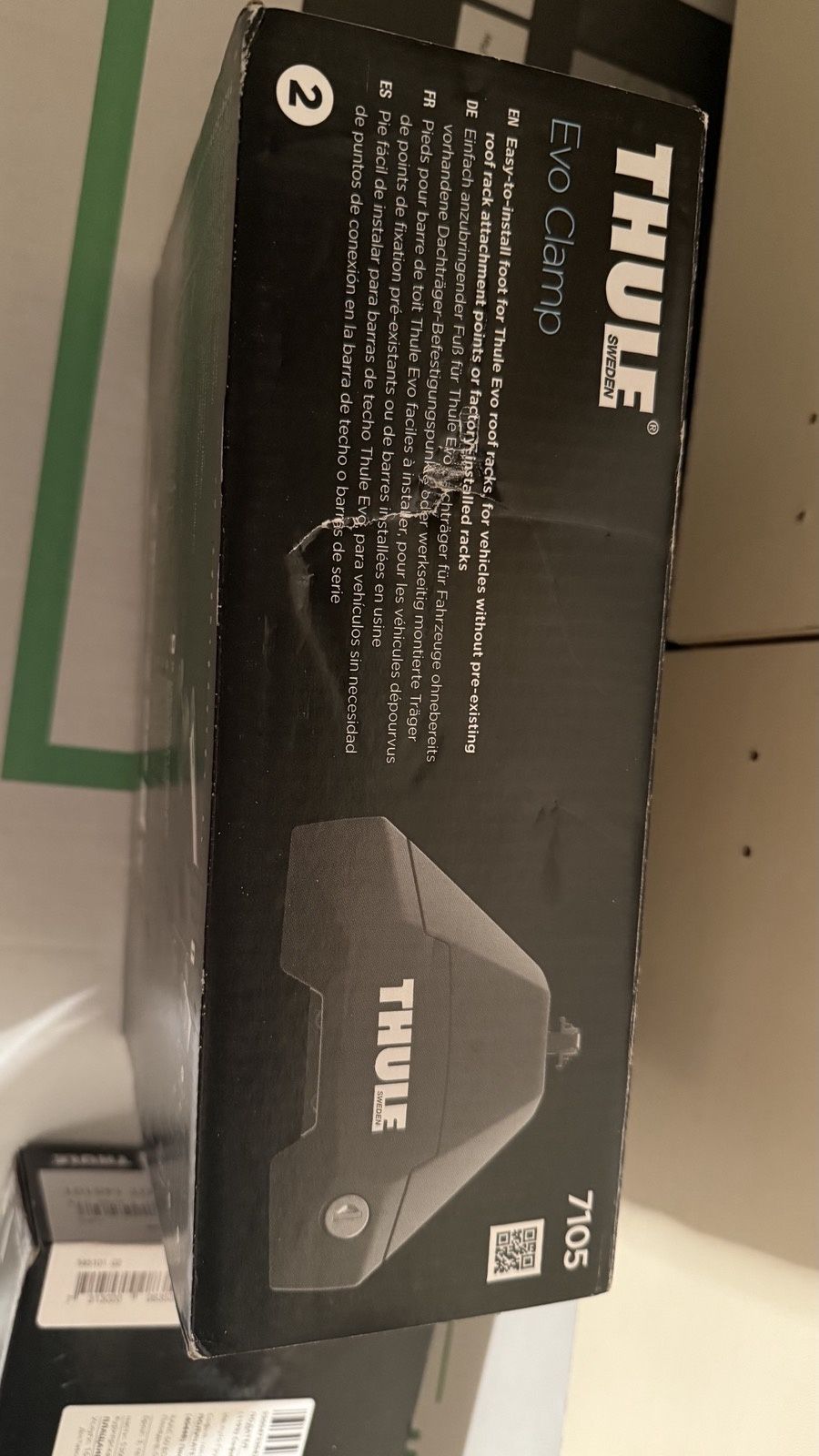 Основи Thule 7105 + захвати kit 145101