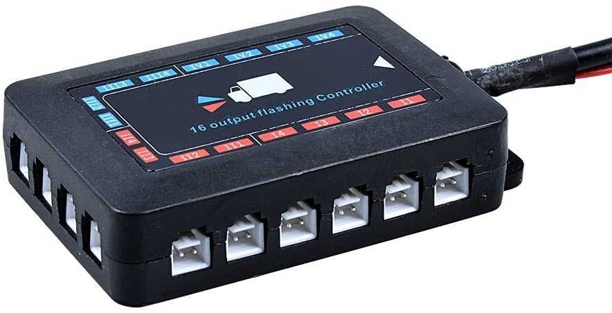 К-т 16 Бр Диодна Аварийна Блиц Мигаща Светлина Пътна Помощ С Контролер