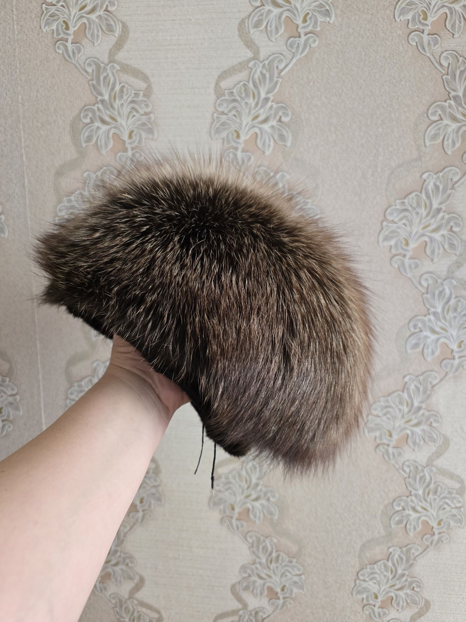 Шапка зимняя из чернобурки