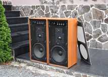 Boxe active Braun LV 1020, vintage, amplificate