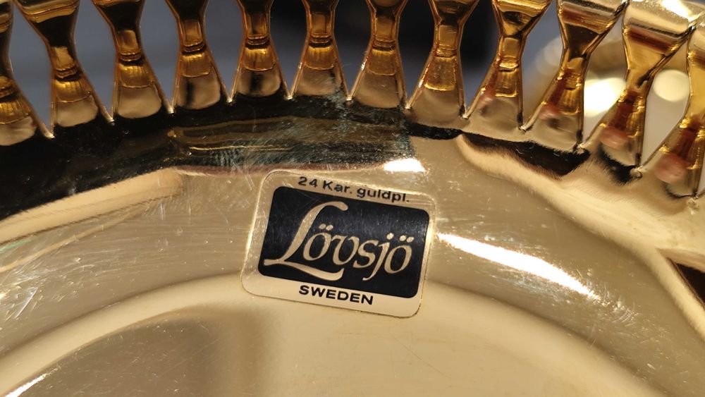 Златни Бонбониера / 24к Gold / SWEDEN / 1870г.