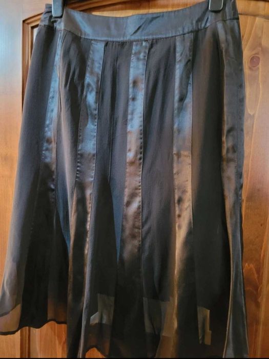 Fustă. Asimetrica. Mătase. Promod.