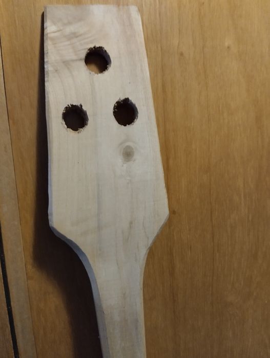 Дървена дръжка за лютеници и  сладка