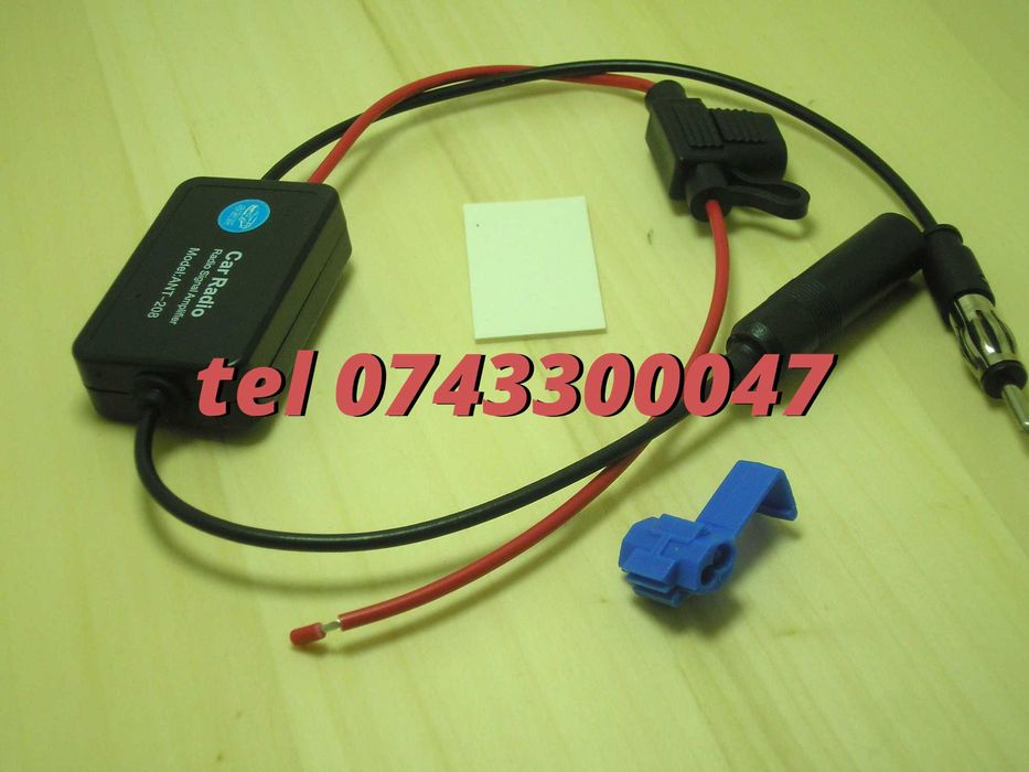 Amplificator Semnal Antena Radio Fm Am Cu Mufa Universala Pentru Navi