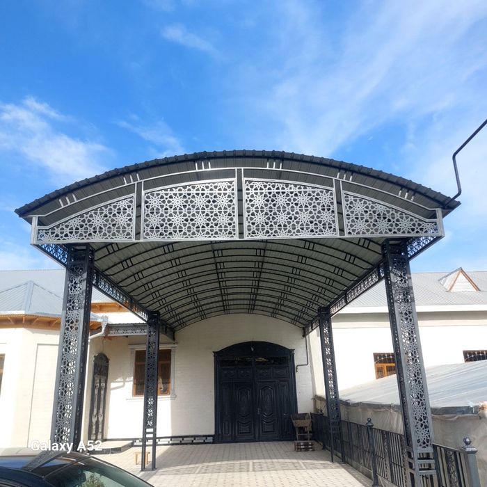 Дарвоза, эшик, решотка, навес, перилла — хоҳлаган дизайнда, ўлчамда!