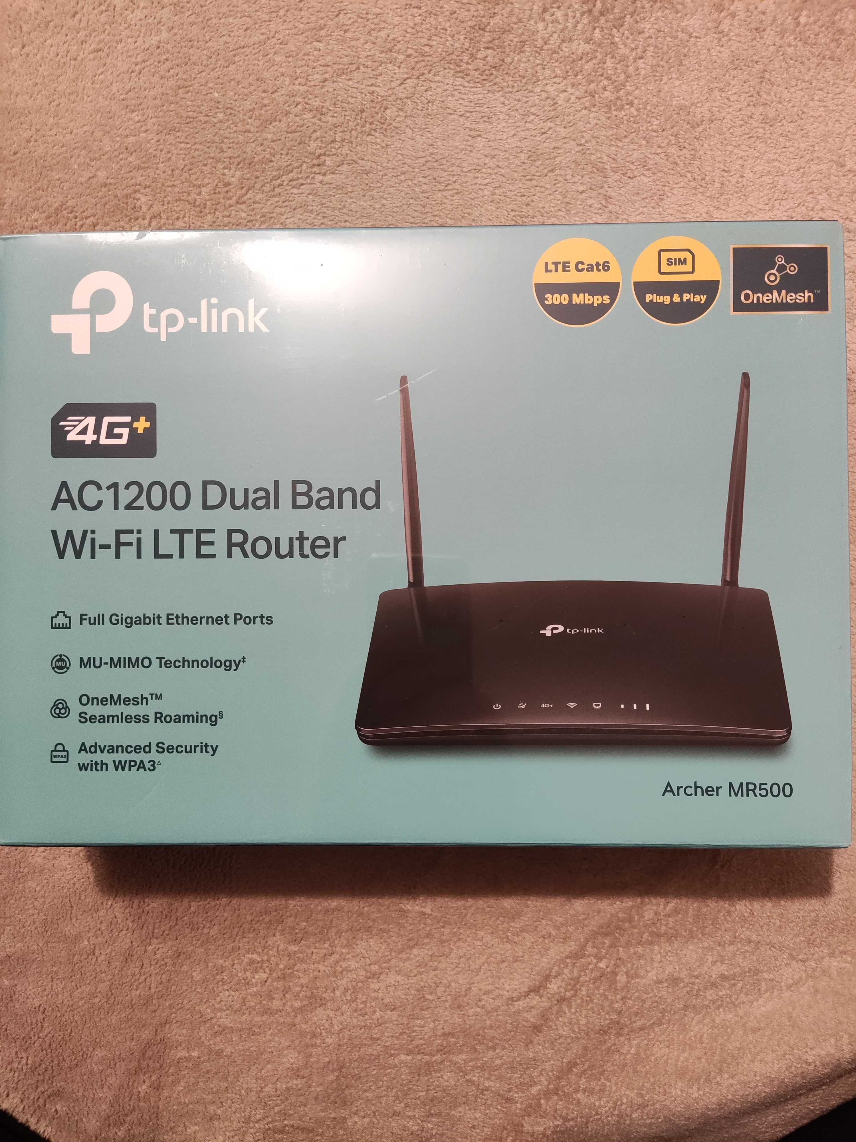 Transport gratuit! Router 4g+ Tp-link Mr500 sigilat liber de rețea