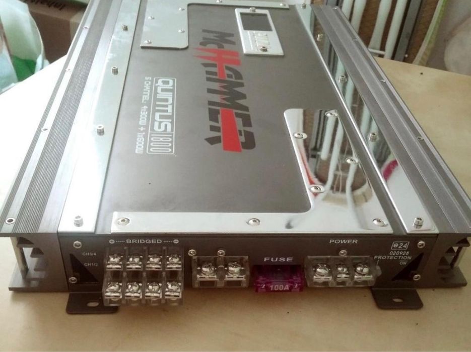 Amplifcator auto ,MC HAMMER Quintus 1800,5 canale,4x300W+1x600W