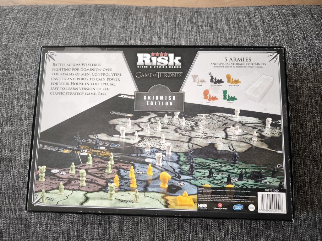 Бордова игра Risk - Game of Thrones