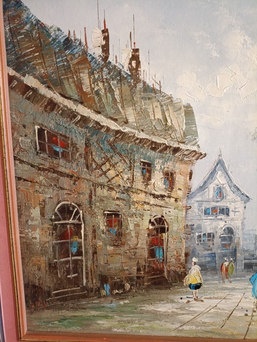 Картина в рамка масло в/ху фазер 58/48 см.