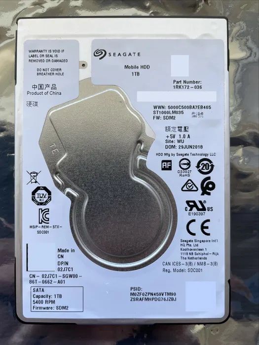 Хард диск HDD Seagate 1 TB