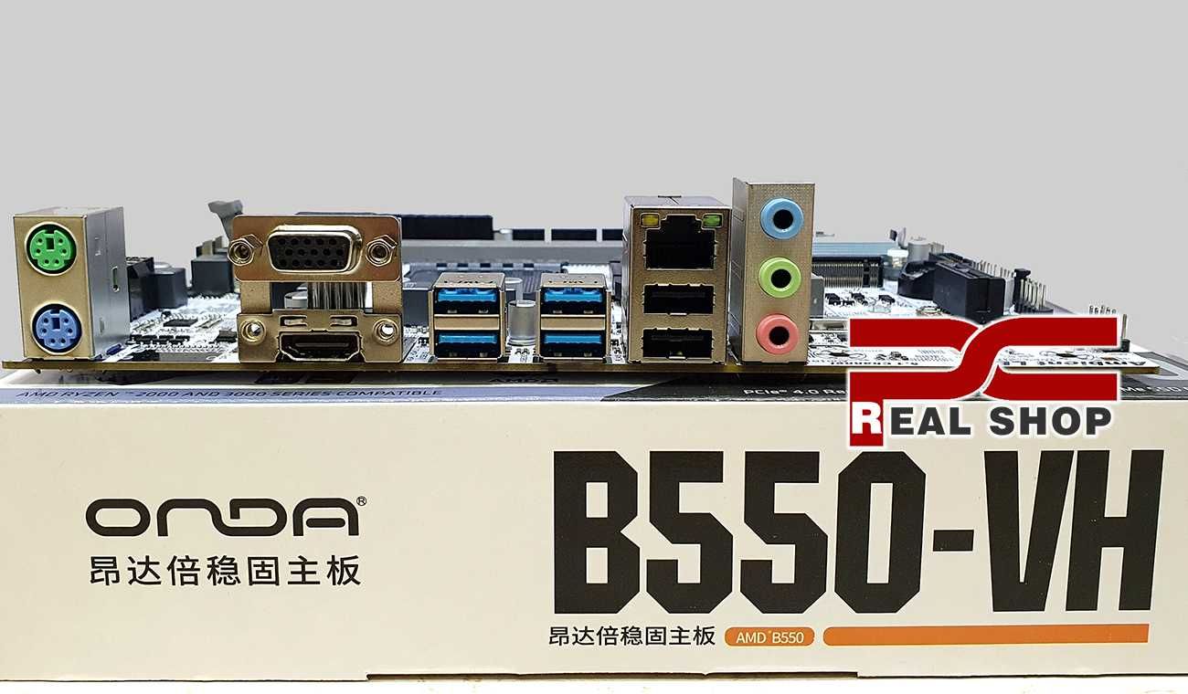AMD-GAME - ONDA B550-WH + RYZEN 5 5500 + 16GB DDR4 3200 ~i5 12400F