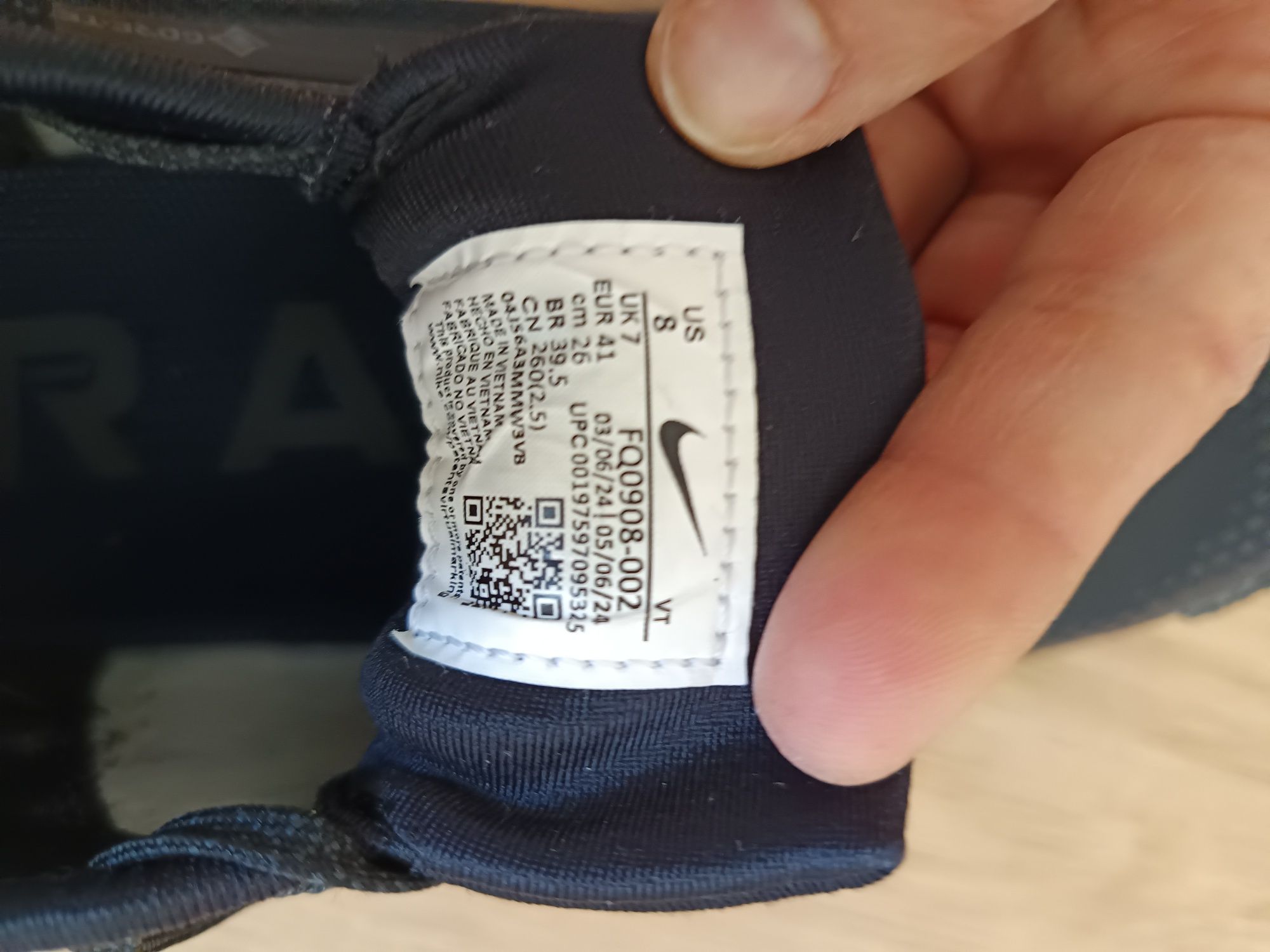 Маратонки Nike Pegasus Trail 5 Gtx GORE-TEX FQ0908 002 Черен