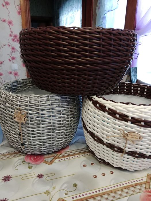 Продам кашпо из ротанга