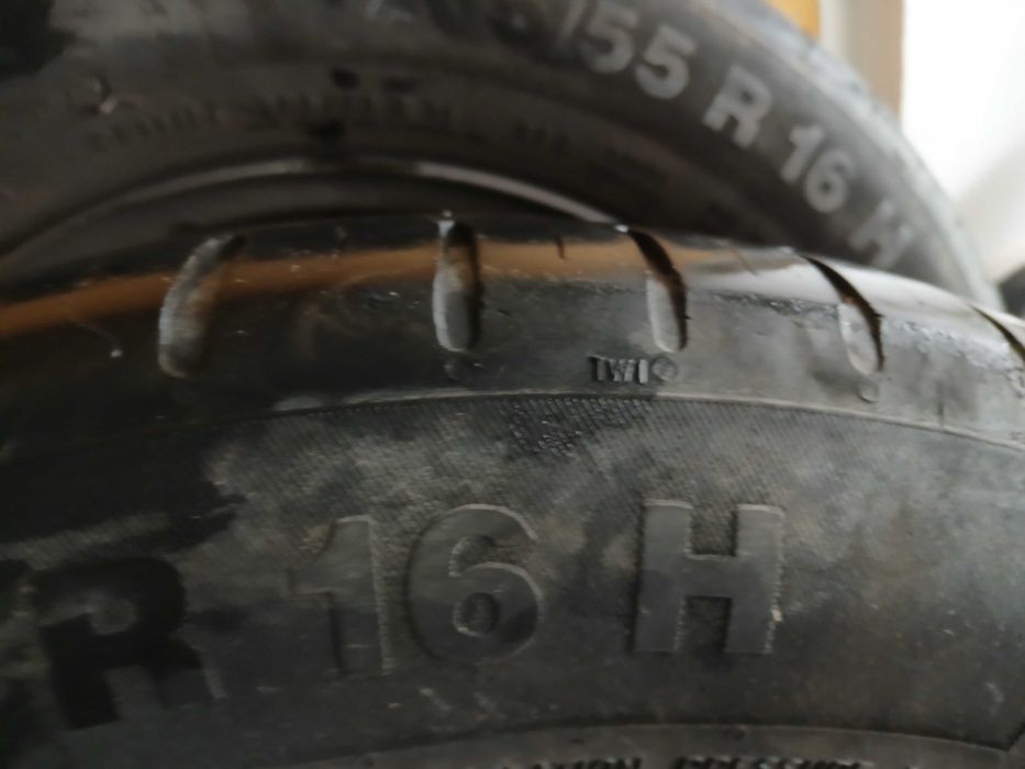 Jamta tabla logan r16 cu anvelope vara Continental