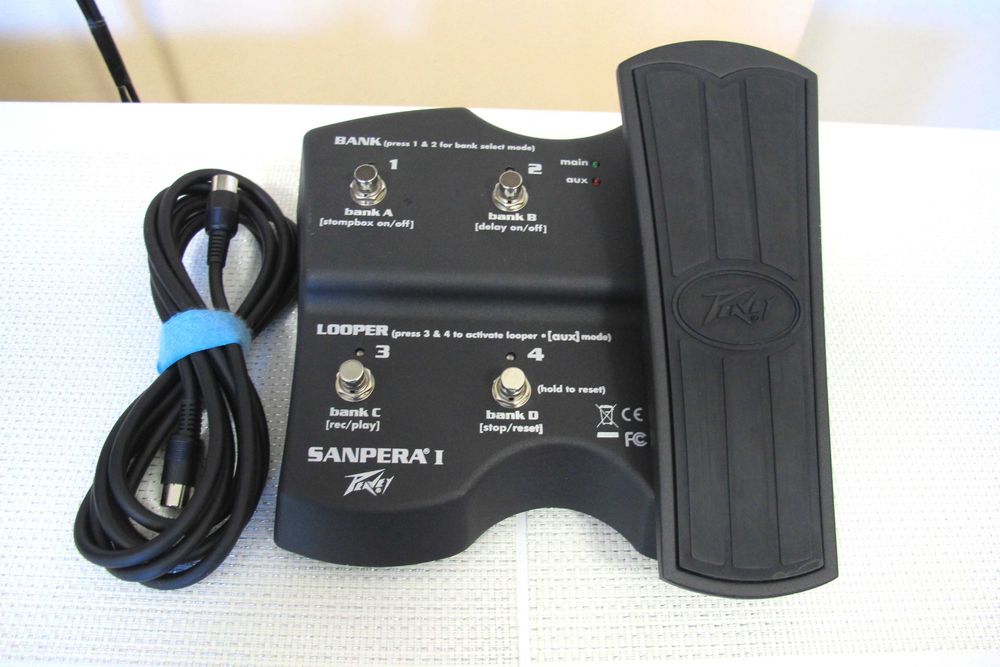 Peavey Sanpera I – Volume/Wah/Looper/Pitch  expression крачен педал