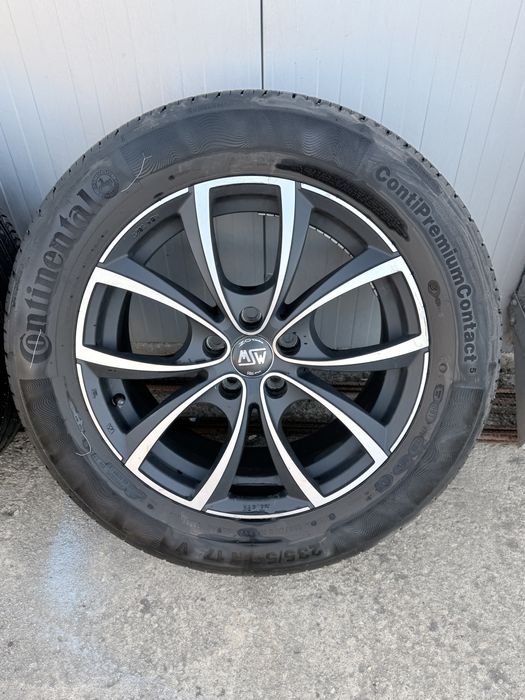 Set jante aliaj 17’’+anvelope continental  235/55/17 -stare excelentă